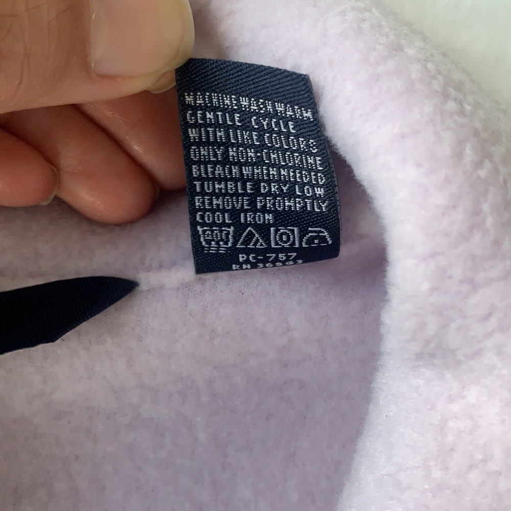 IZOD Golf “Morning Mist” Lilac Fleece Jacket | Lightweight Layering | NWT | XS - Picture 10 of 13